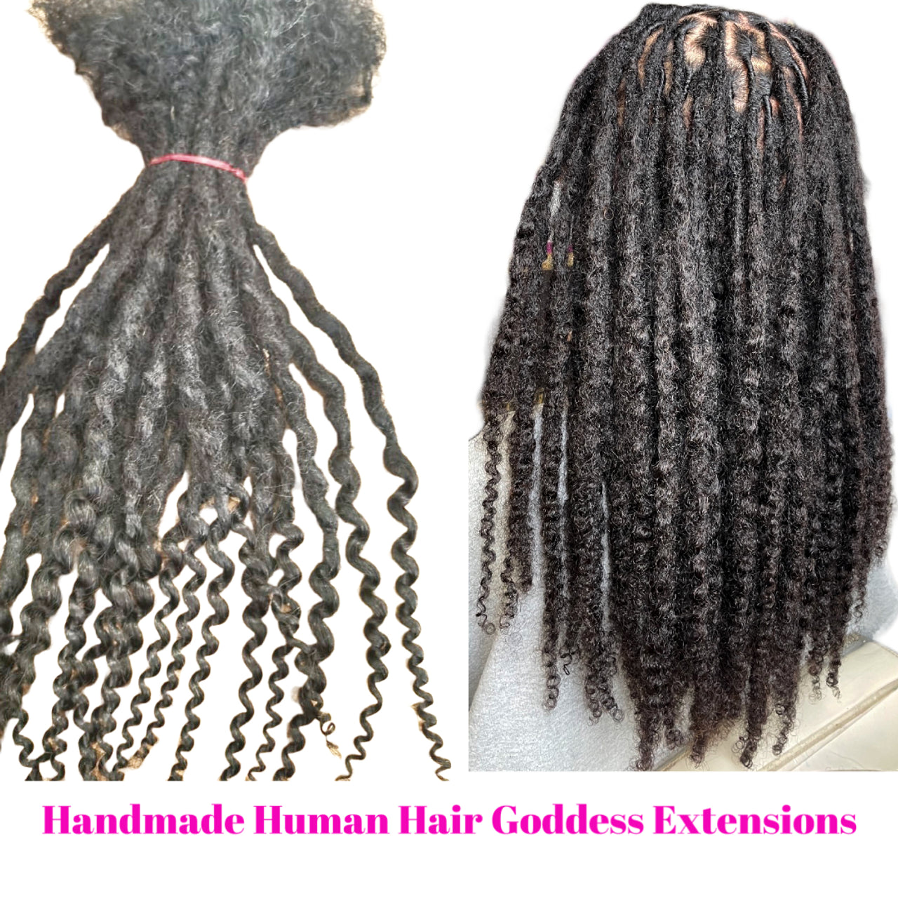 Goddess Loc Bundle (Handmade Curly Locs)