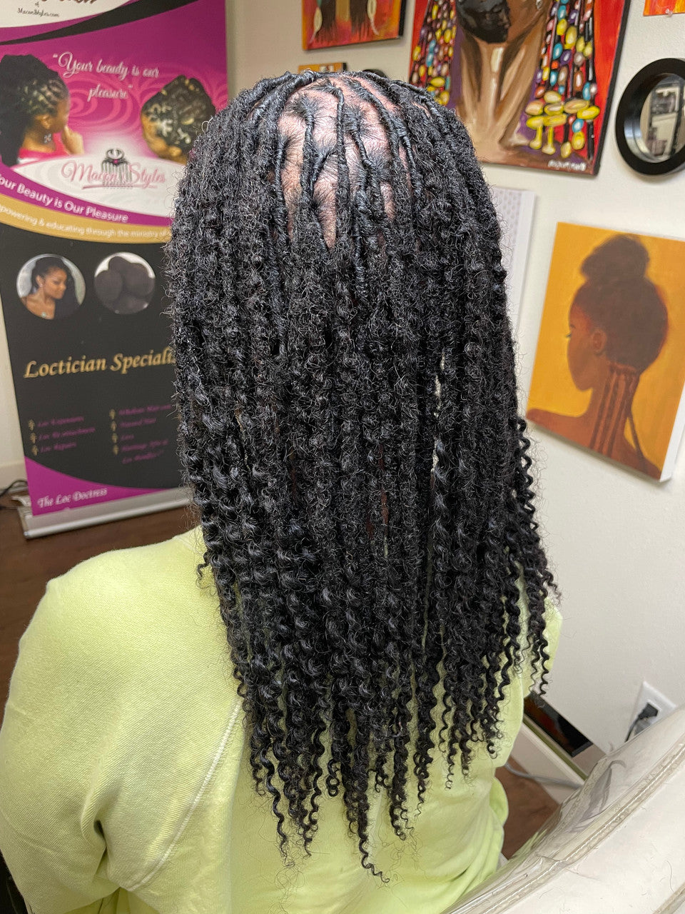 Goddess Loc Bundle (Handmade Curly Locs)