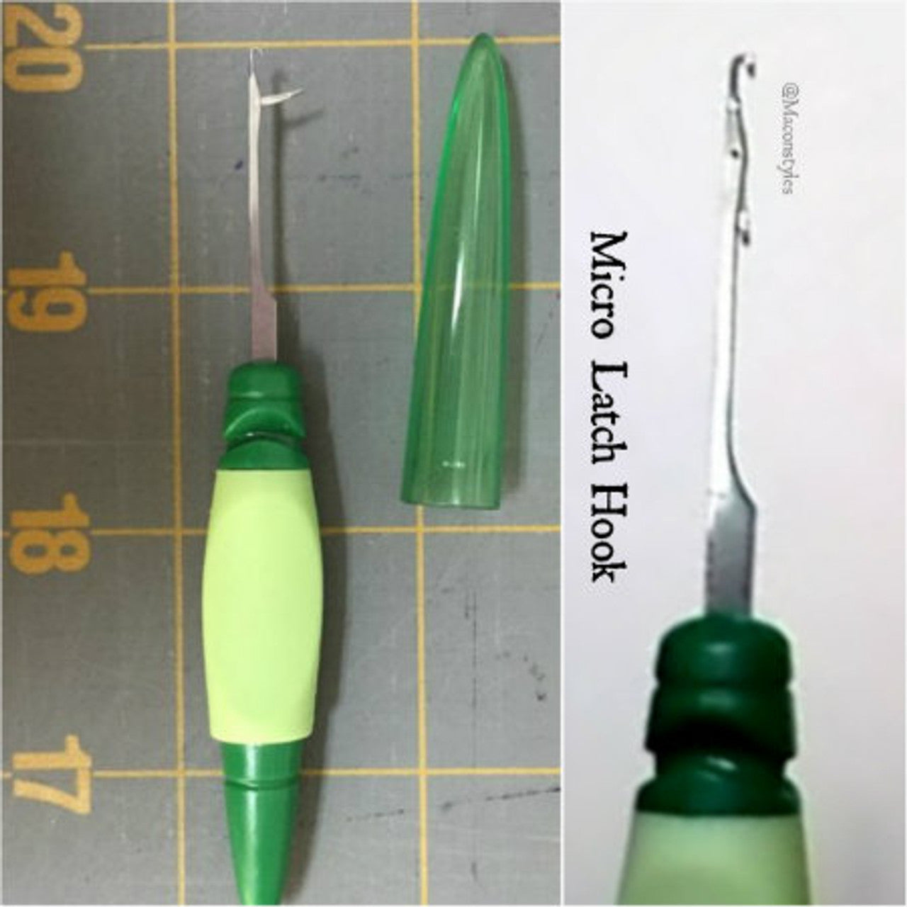 Micro Crochet Latch Hook *Ergonomic Comfort Grip*